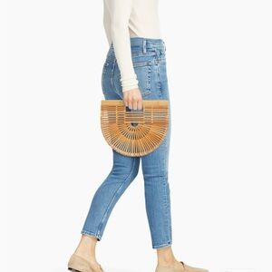 CULT GAIA Bamboo “Ark” Clutch
